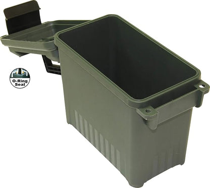 MTM AC15-11 Ammo Can Mini for Bulk Ammo, Water-Resistant Seal, Double Padlock Tabs, 12-Pound Capacity, USA Made, Forest Green