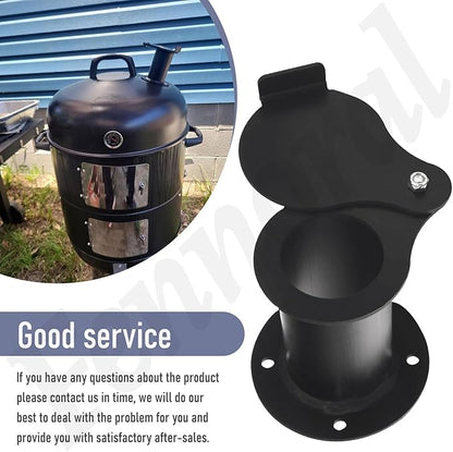 2" Teardrop Flanged Vent Damper,Compatible with UDS Ugly Drum Smoker Lid Exhaust,for UDS 55 Gallon Ugly Drum Smokers
