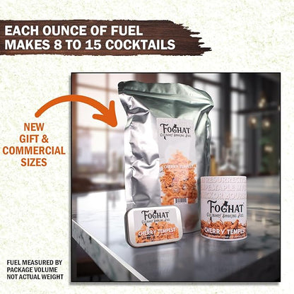Cocktail Smoker Wood Chips - 14oz Cherry Tempest Shavings for Smoker, Whiskey & Drink Infuser Kit - All Natural, Culinary Wood Smoking Chips for Cocktail Smoke Gun & Drink Smokers
