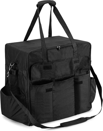 Stanbroil 17" Griddle Carry Bag for Blackstone 1817 Tabletop Griddle with Hood, 600D Polyester Water Resistant Outdoor Portable BBQ Grill Griddle Carry Bag