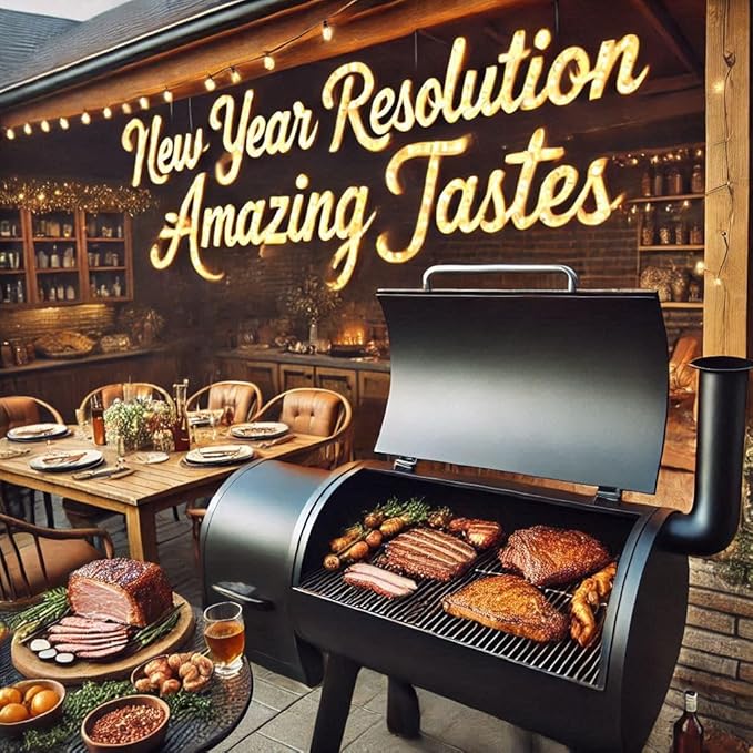 Ultimate BBQ Gifts Set: Must-Have Meat Smoking Guide (47 Meats) + Meat Temperature Chart + Wood Flavor Guide Outdoor Big Text Magnets Grilling Pellets Smoker Accessories Unique for Birthday Holidays