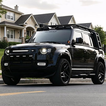 Grill Lights Compatible with Land Rover Defender 90 110 130 2020-2026 Led Front Grill Trim Strips Lighting Compatible with Land Rover Defender Accessories