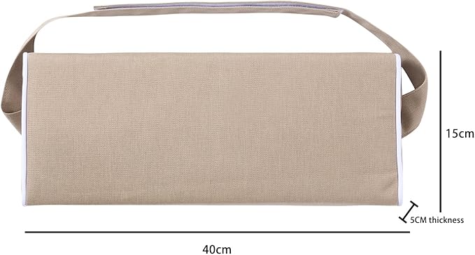 Enipate Outdoor Chaise Lounge Head Pillow, Pack of 2 Water Resistant Headrest Pillows with Elastic Band for Pool Patio Chairs