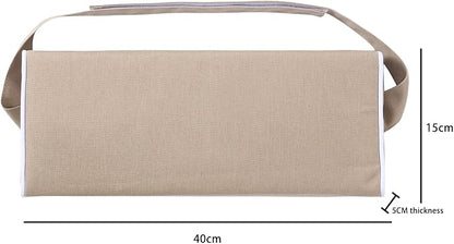 Enipate Outdoor Chaise Lounge Head Pillow, Pack of 2 Water Resistant Headrest Pillows with Elastic Band for Pool Patio Chairs
