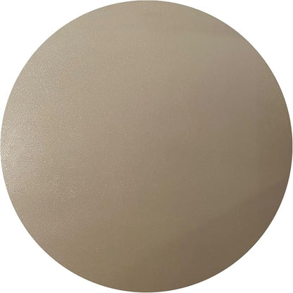 RESILIA Round Under Grill Mat – Heavy Duty, Reusable Outdoor Floor Protector Mats for Deck, Patio, & Garage – Large 36 Inch Diameter, Beige/Tan Orange Peel, Made in The USA