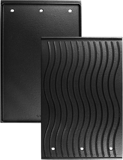 56425 Cast Iron Reversible Griddle for Rogue 425 625 and Freestyle Model Grills, Griddle Insert Replacement Parts for Napoleon Grill Accessories, Barbecue Nonstick Cast Iron Plate