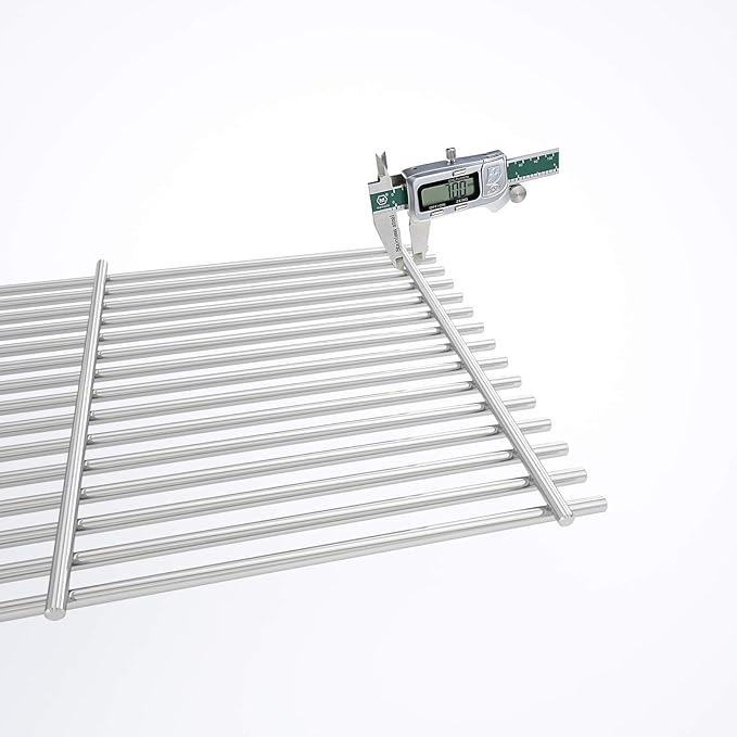 Uniflasy 17 inch 720 0896b Grill Grates for Nexgrill 6 Burner 720-0896B 720-0898 720-0896X 720-0896E Gas Grill, Cast Iron Cooking Grids for Nexgrill 6-Burner Deluxe 720-0896B Grill Replacement Part