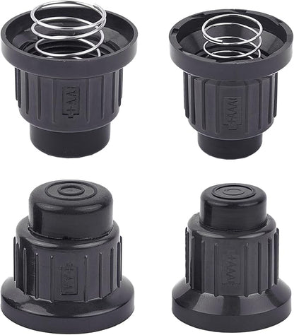 AAA and AA Battery Ignitor Button Caps for Gas Grill | push button cover with steel spring for BBQ spark generator;screw-on spare for worn knobs, for gas fire pit, grill