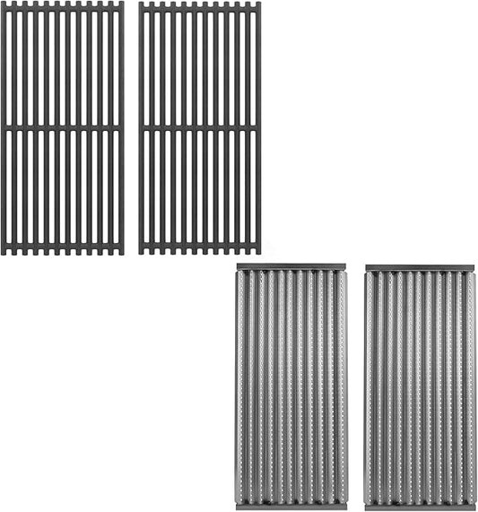 Emitter Plates and Cooking Grates Parts for Charbroil TRU-Infrared 463644220 463675016 463642316 466642416 463245518 Gas Grill, Grill Replacement for G362-2100-W1 G369-0030-W1