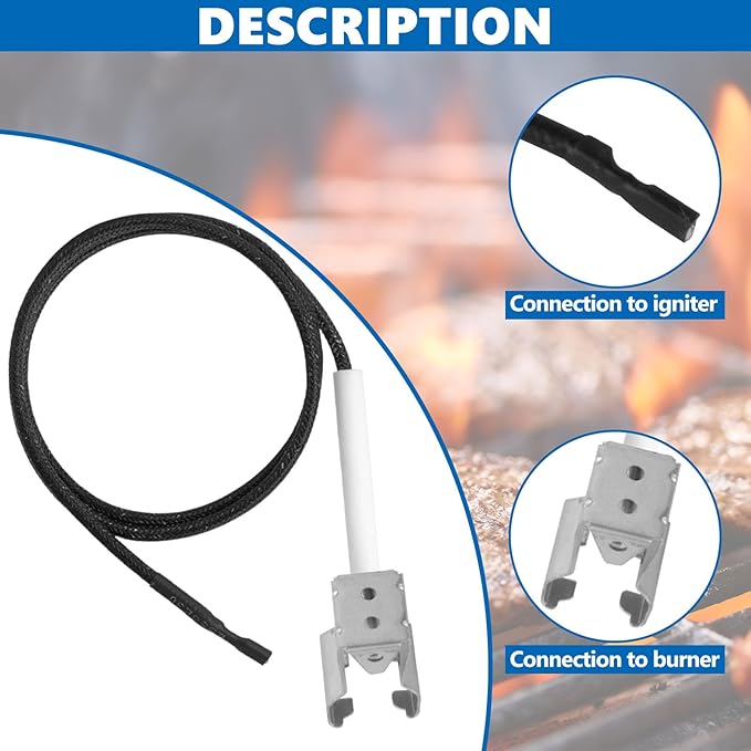 SafBbcue Grill Igniter Replacement for Royal Gourmet GA5401T Grill Accessories Replacement Parts, Corrosion Resistant Ignition Easy Install