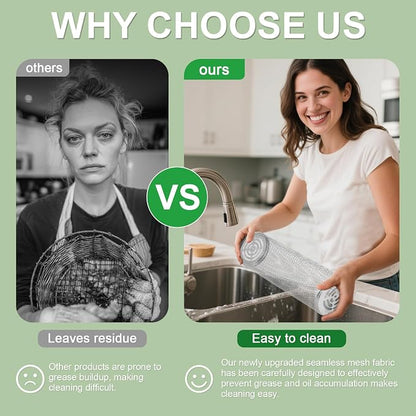 Rolling Grill Basket,Grill Baskets for Outdoor Grill,BarBecue Accessories for Vegetables & Shrimp,304 Stainless Steel, Unique Gift for Dad or Husband
