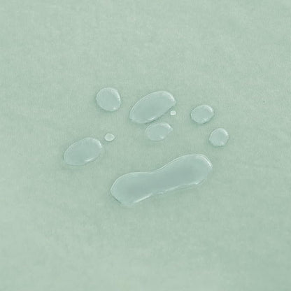 NLMUVW Round Vinyl Tablecloth with Flannel Backing, Sage Green Small PVC Table Cloth Waterproof Wipe Clean Table Cover for Dining Party Camping Outdoor, 48 Inch