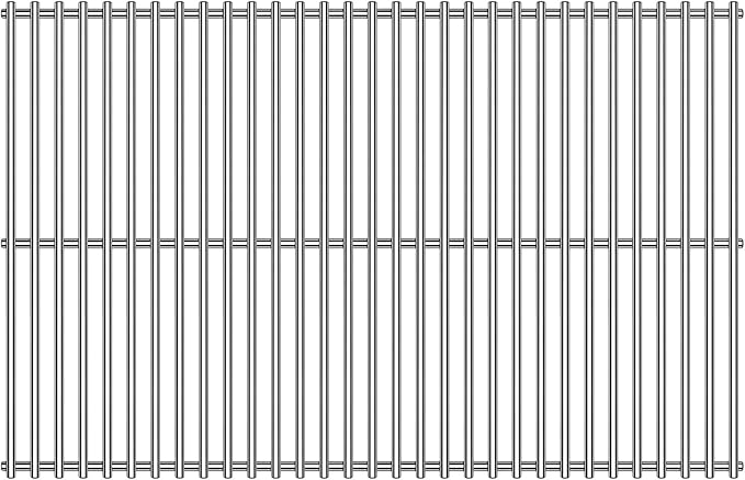 1 Pack 94301 Gas Grill Stainless Steel Wire Rock Grate Grids Replacement Parts for Gas Grill Arkla, Charmglow,MHP, Sunbeam Models and More,22.25 inch x 13.625 inch