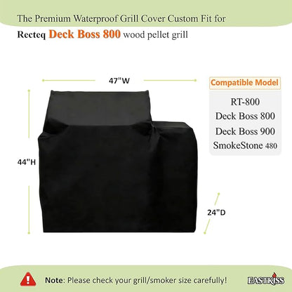 Grill Cover for Recteq Deck Boss 800 Wood Pellet Grill, for Rectec Deckboss 800/Deck Boss 900 Grill Cover Accessories