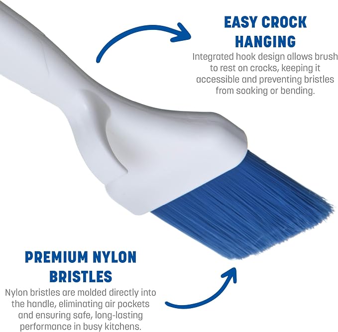 SPARTA Meteor Nylon Basting Brush with Nylon Bristles, 3 Inches, Blue