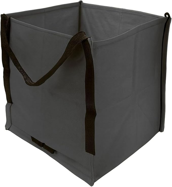 DURASACK Heavy Duty Storage Tote Bag 22-Gallon, Gray | Rugged Woven Polypropylene Moving Bag, Reusable Self-Standing Design, Holds up to 500 Pounds