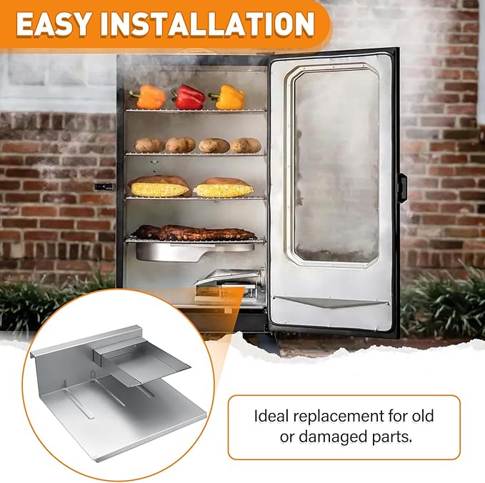 Wood Chip Tray for Masterbuilt Digital Electric Smoker, 9007090092 Wood Chip Holder Replacement Parts for Masterbuilt 20070110 20070211 20070311 20070610 20070710 20070810 20070814 20070910 20071411