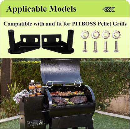 Grills Lid Hinge Kit for Traeger & Blackstone, 74050 & 74051 LH RH Hinges | For blackstone griddle lid hinge kit, Fits Traeger Pellet Grills, Strong and durable, Simple installation, Upgrade quality
