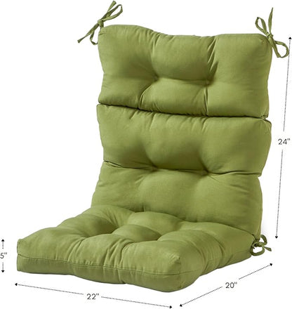 Greendale Home Fashions Juniper 44'' x 22'' Outdoor High Back Chair Cushion
