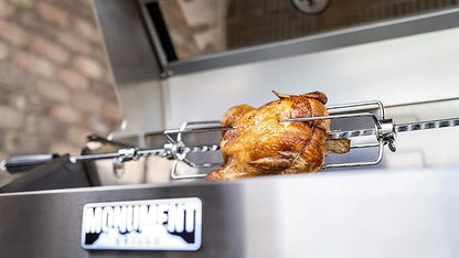 Monument Grills 97222 4-Burner Rotisserie Kit