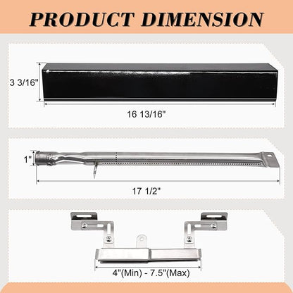 Replacement Parts for Members Mark GR2210601-MM-00 5 Burner Grill, GR2210601-MM-00 Replacement Parts, GR2210601-MM-00 Burner Tubes & Heat Shields & Crossover Carryover Tubes