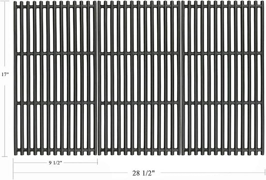 Uniflasy 17 x 9 1/2 inch Grill Grates for Charbroil Tru Infrared 4 Burner 463255020 463242716 463242715 463276016 466242715 Replacement Parts for Charbroil Grill Grates for Nexgrill 720-0882A