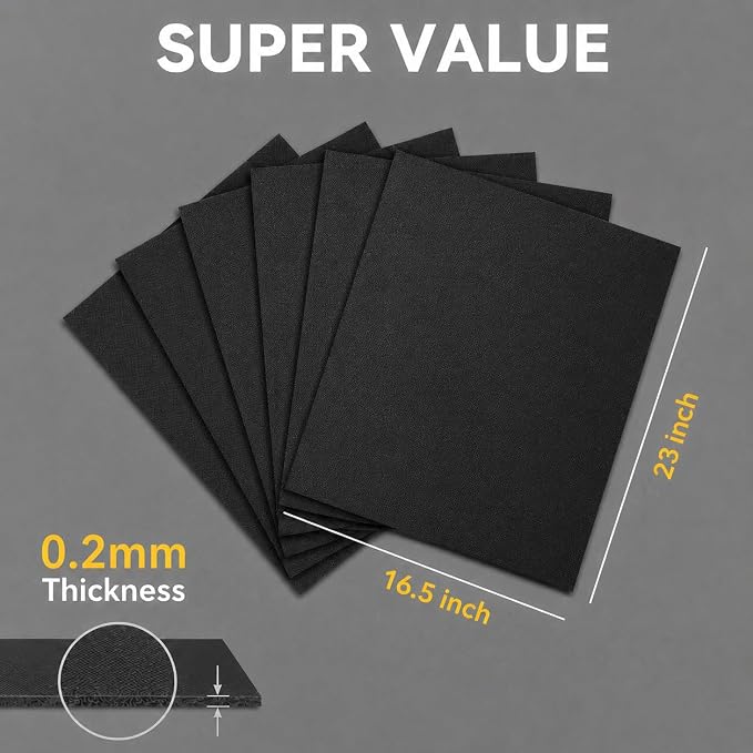 Grill Mats for Gas Grill, Set of 8, 23 x 16.5 Inch | Non-Stick Sheets for Outdoor Grill Cooking and Grilling