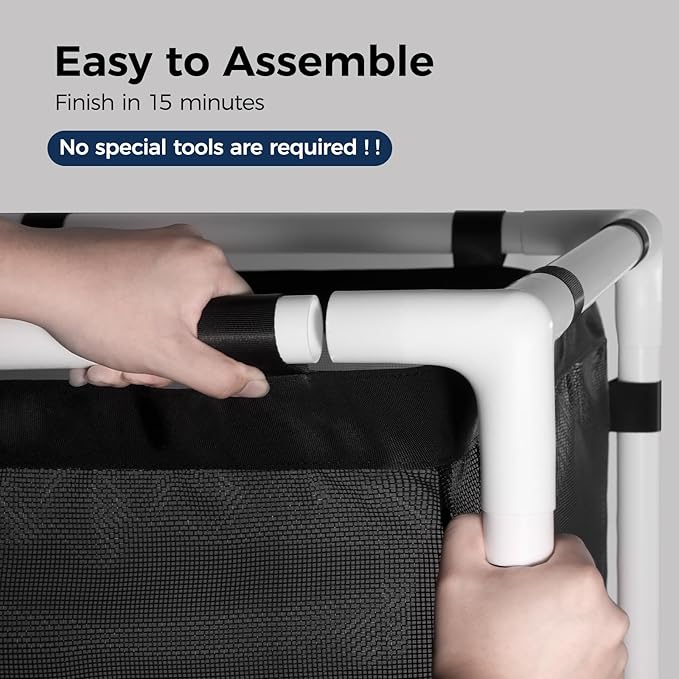 Pool Storage Bin, 105 Gallons, Holder for Noodles, Toys, Floats, Towels, Mesh Organizer for Swimming Equipments, Basic Style