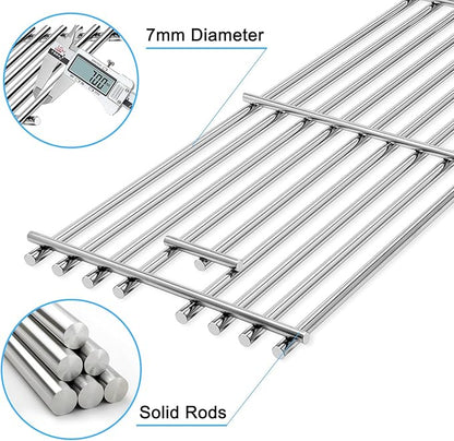 Grill Replacement Parts for Bull 57568 57569 BBQ Grill, 16517 Cooking Grate & 16521 16631 Flame Tamer 16670 16520 Heat Shield & 35717 16516 Grill Burner for Bull Brahma Grills