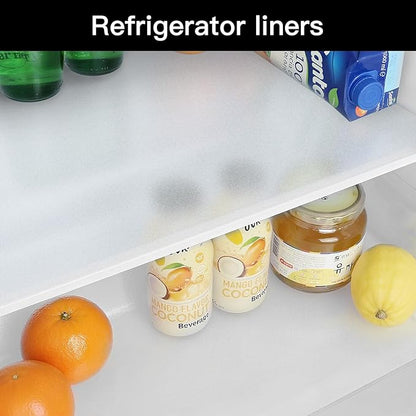 Ismoon Frosted Contact Paper 17.7''x118'' Window Privacy Film Frosted Glass Self-Adhesive Paper Removable Protective Film Waterproof Liner Drawer Shelf Kitchen Cabinet Desk Fridge Roll