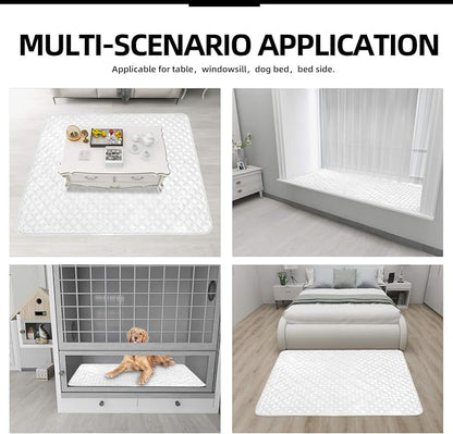 Easy-Going Sectional Couch Covers for Dogs L Shape Sofa Cover Reversible Sofa Slipcover Chaise Lounge Cover Furniture Protector Cover for Pets Dog Cat (42 x 52 inches, White/White) | Soft Sofa Slipcover For Dogs, Fits Left/Right Chaise Lounge Protector...