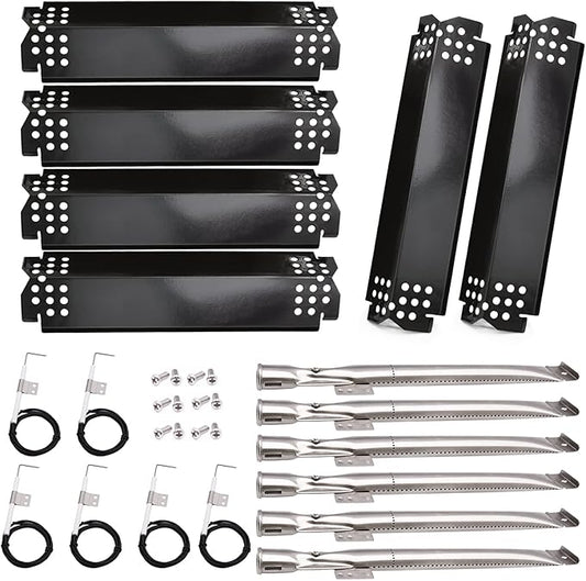 Replacement Parts for Nexgrill 720-0898 Deluxe 6 Burner Gas Grill 720-0898 Heat Plates 720-0898 Burners 720-0898 Igniter, Replacement for 720-0898 Nexgrill Parts
