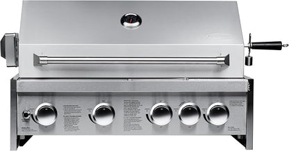 KoolMore 30 in. Built-in Liquid Propane BBQ Grill for Outdoor Kitchen in Heavy-Duty Stainless-Steel (KM-OKS-BQ30)