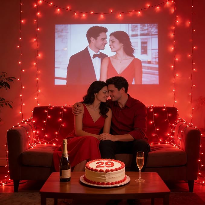 QUHUATU 750 LED 240FT Valentine Lights Outdoor,12 Lighting Modes Valentines DayDecorations with Timer, Dimmable Plug in Red LED StringLights Waterproof for Yard Tree Wedding Party Holiday Red