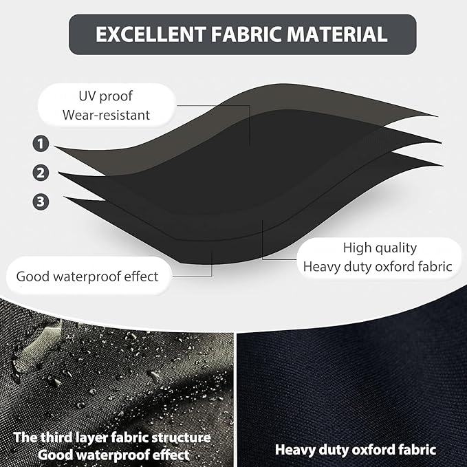 OG36 Grill Cover Replacement Parts for Wolf Built-in 36 Inch Grills Twin Eagles Alfresco Lynx 36” Built in Heavy Duty BBQ Cover Griddle Hood Cover Black Grill Top Cover Outdoor Grill Parts 1 Pack