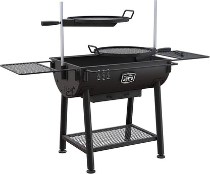Oklahoma Joe's Firecraft Series Modular Open Fire Barrel Charcoal Grill with 480 sq. in. Cooking Area in Black