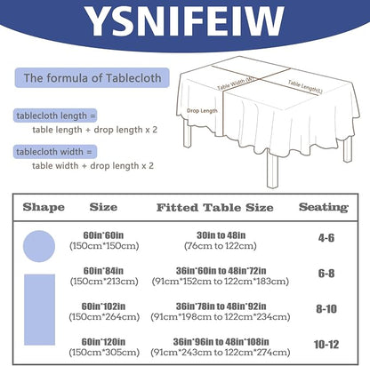 Outdoor Tablecloth with Umbrella Hole Elegant Zipper Patio Table Cloth for Outdoor Patio Garden Yard Decor
