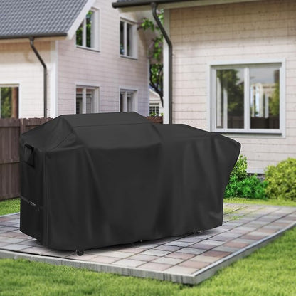 Grill Cover for Blackstone 22" XL Griddle Pellet Grill Combo, Waterproof Outdoor BBQ Griddle Cover for Blackstone Omnivore Griddle Comb - Black