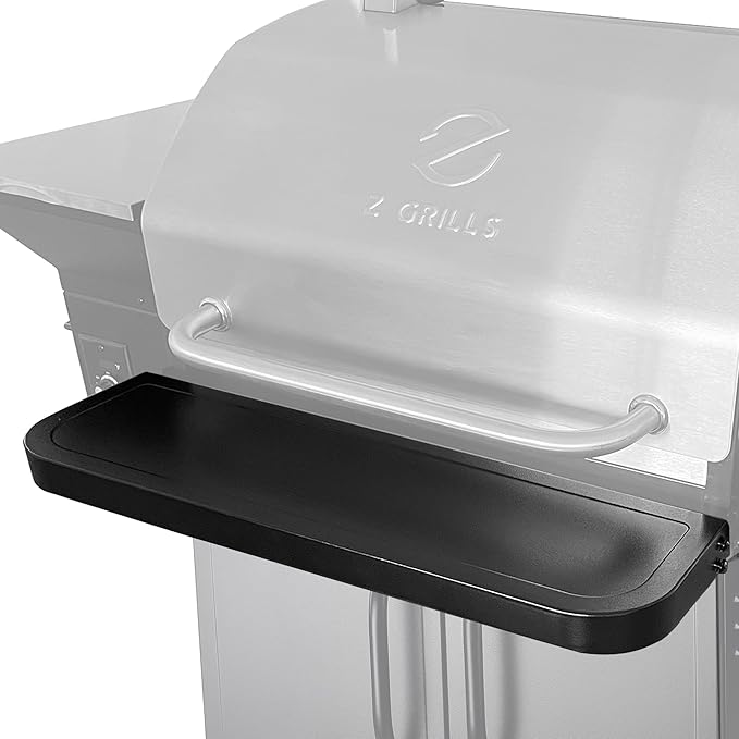 Z GRILLS Folding Front Shelf for 1000 Series Pellet Grills, Steel Grill Accessory for Outdoor BBQ, Food Prep and Extra Storage