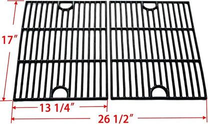 Kit DG281 4PK Replacement for Home Depot Nexgrill 720-0830H, 5 Burner 720-0888 720-0888N 720-0888S Gas Grill, 4pk Grill Burner, Heat Plate, igniters, Cooking Grates Parts 13.25 x 17" each