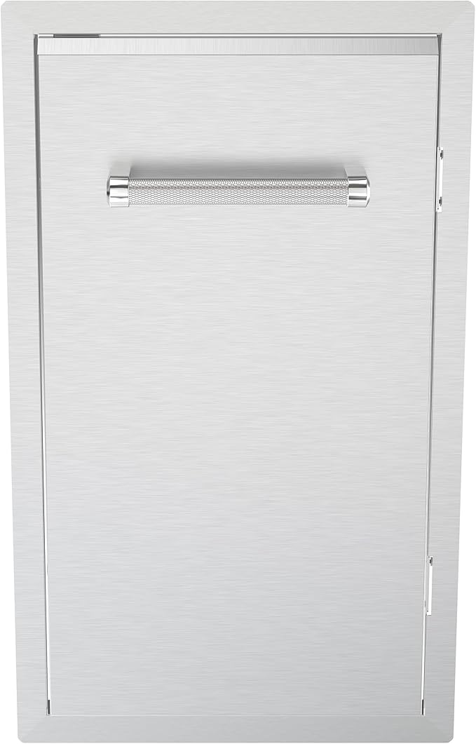 SPIRE Stainless Steel 30" H Built-in Single Access Door, Perfect for Outdoor Island Kitchens, BBQs, Grilling & Cooking, Universal Mount, 780-0019B