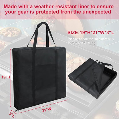 Medium Griddle Bag compatible with Camp Chef Single Burner Griddle - SG30, CGG16, SG14, FG20, MSG20 21''L×19''W ×3''H