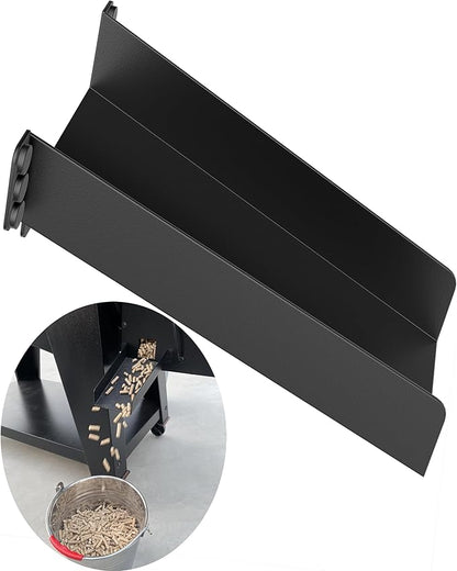 Magnetic Pellet Cleanout Chute for Smoker - Efficient Pellet Grill Helper Slide for Cleaner Smoker Hopper - Great Accessories for Traeger Pellets, Pit Boss Pellets Transfer to Storage Containers