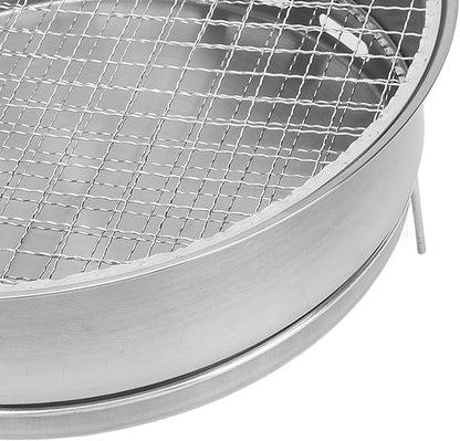 Charcoal Barbecue Grill compact and portable, Korean BBQ Grill efficient heating of iron material, Charcoal Stove ample grilling area for outdoor BBQ activities