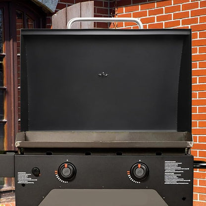 Upgrade Hinged Lid for Blackstone 1517 28 Inch Omnivore Griddle (2024 Model), 5857 Griddle Hood Flat Top Lid for Blackstone 28" 2206 2269 Grill Hood