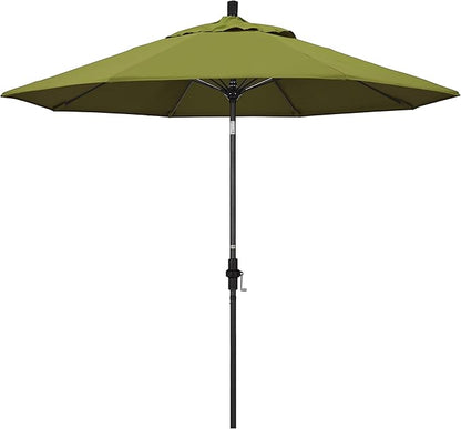 California Umbrella 9' Round Aluminum Pole Fiberglass Rib Market Umbrella