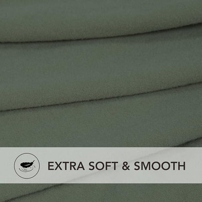 PureFit Oversized Loveseat Covers Couch Covers for Sofa Grayish Green
