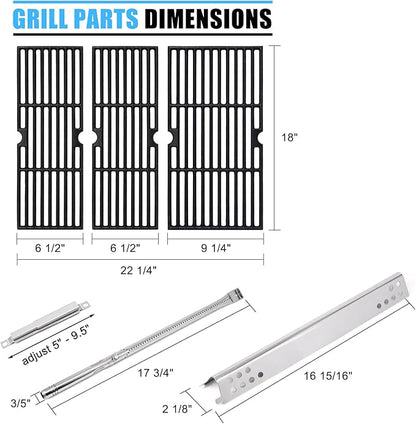 Grill Replacement Parts for Char-Broil 463377319 463376519 463376319 463375619 463376419 Performance 4-Burner Gas Grills, G470-5200-W1, G470-0004-W1A, G470-0002-W1, G470-0003-W1, G321-0005-W1