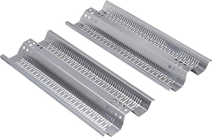 Monument Grills Stainless Steel Heat Plates, Replacement Grill Heat Plate Shield, Flavorizer Bar, Flame Tamer for 4-Burner Grills Model 24367 35633 41847NG D405, Burner Cover A118
