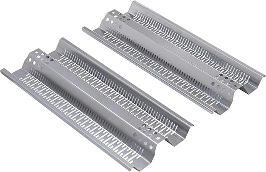 Monument Grills Stainless Steel Heat Plates, Replacement Grill Heat Plate Shield, Flavorizer Bar, Flame Tamer for 4-Burner Grills Model 24367 35633 41847NG D405, Burner Cover A118
